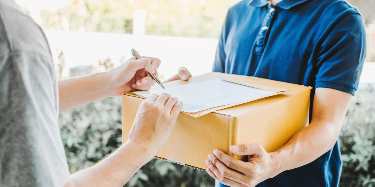 delivery concept asian man hand accepting a delive 2023 11 27 05 37 19 utc